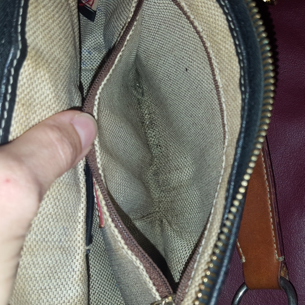 Very Loved Dooney Black Pebble Hobo Bag - Picture 6 of 6